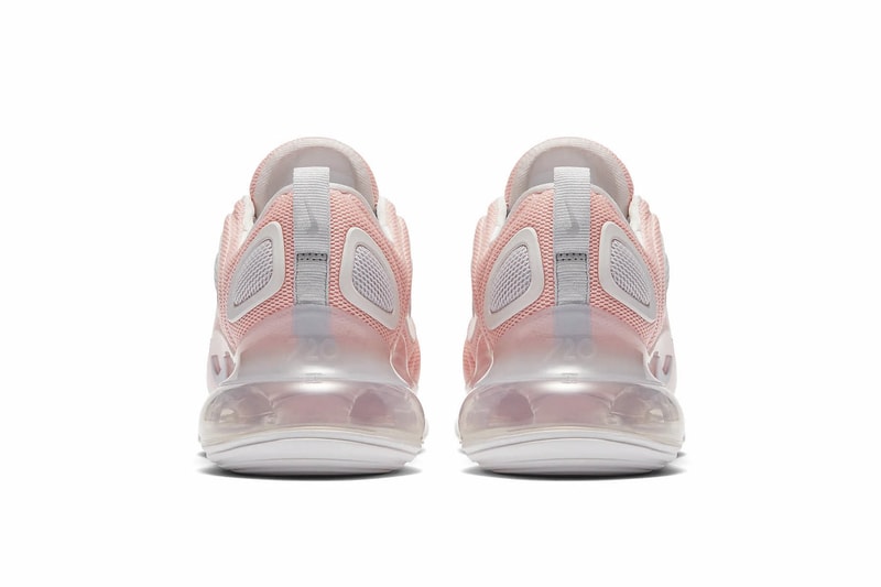 Nike Air Max 720 "Bleached Coral" Pastel Pink Sneaker Trainer Shoe Summer Footwear Release Chunky Platform Futuristic
