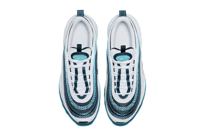 NIke Air Max 97 Spirit Teal Nightshade Blue White Metallic Release Date Drop 