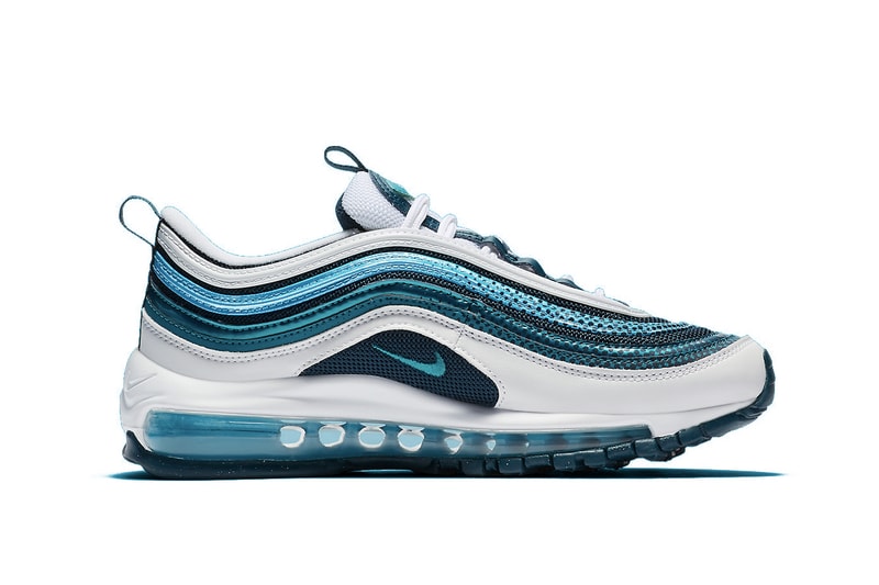 NIke Air Max 97 Spirit Teal Nightshade Blue White Metallic Release Date Drop 