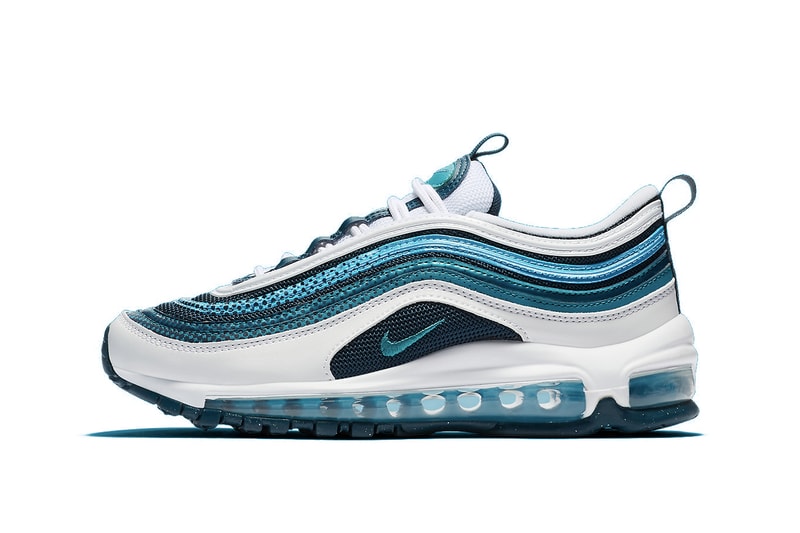 NIke Air Max 97 Spirit Teal Nightshade Blue White Metallic Release Date Drop 