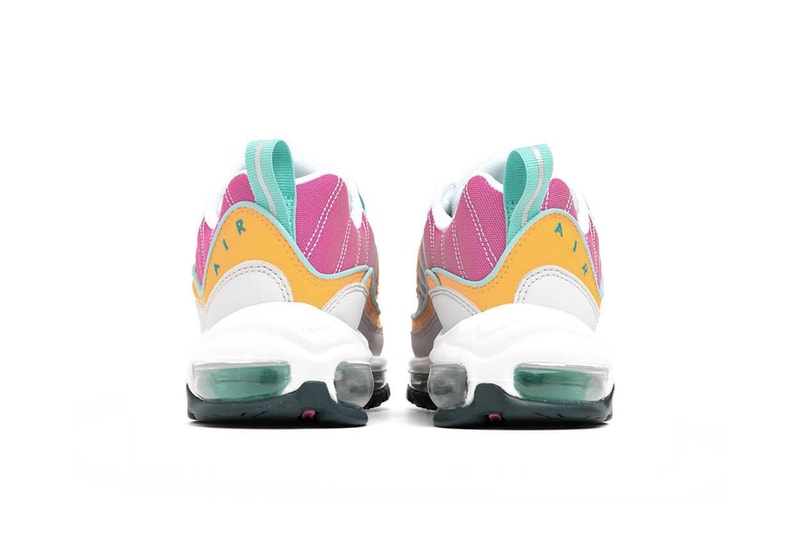 Nike Air Max 98 Spirit Teal Vast Grey Tropical Twist Sneaker Release Summer Shoe Colorful Fun