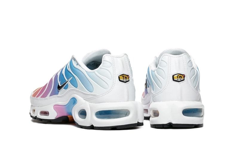 Nike Air Max Plus Pastel Rainbow Gradient TN Pink Blue Yellow White Hue Summer Sneaker Shoe Footwear Trainer 