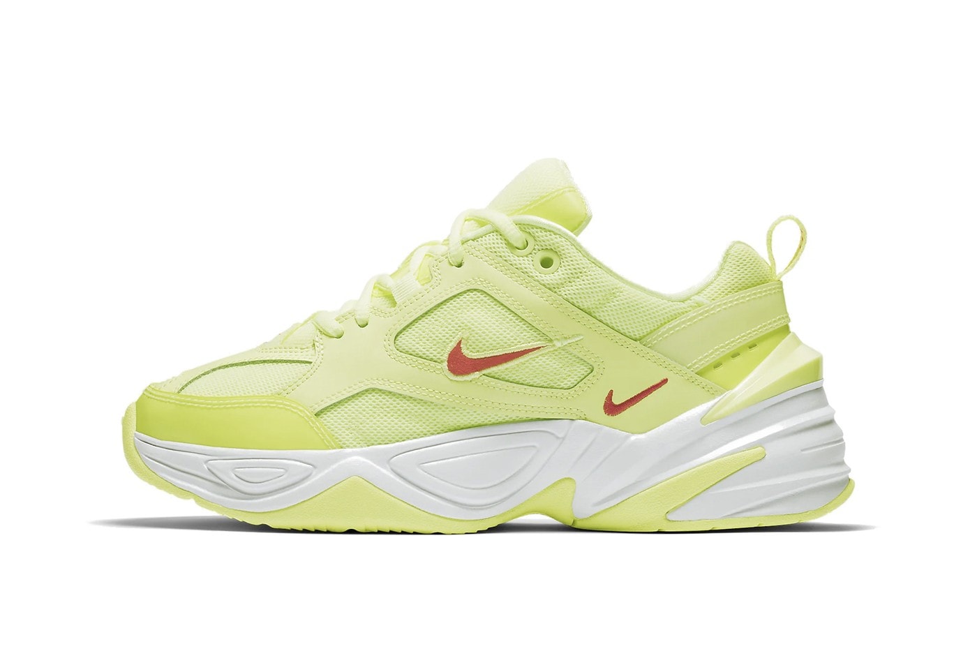 nike m2k tekno white red blue