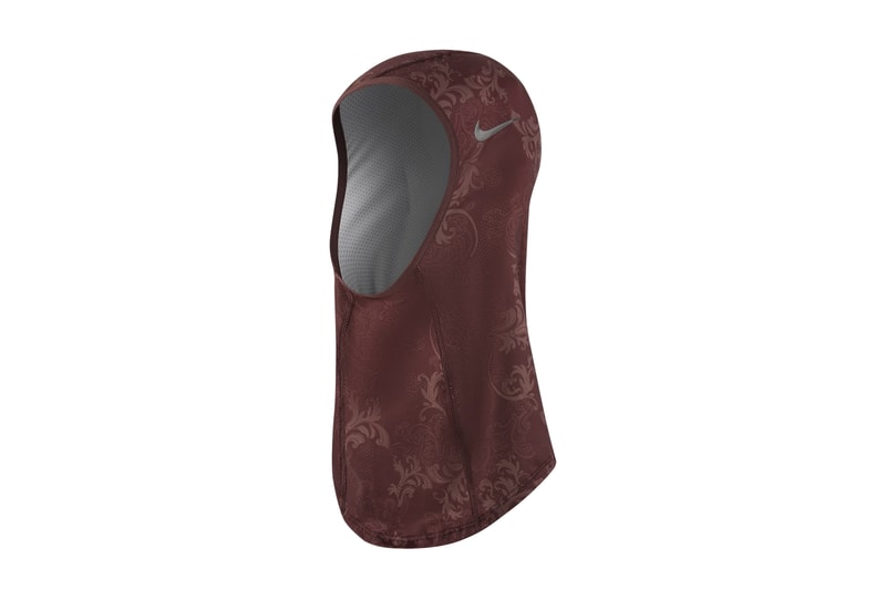 Nike Pro Hijab Floral Print Release Sportswear Red Black Accessory Performance Wear Swoosh Logo 