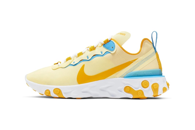 Nike React Element 55 Bicycle Yellow Universal Blue