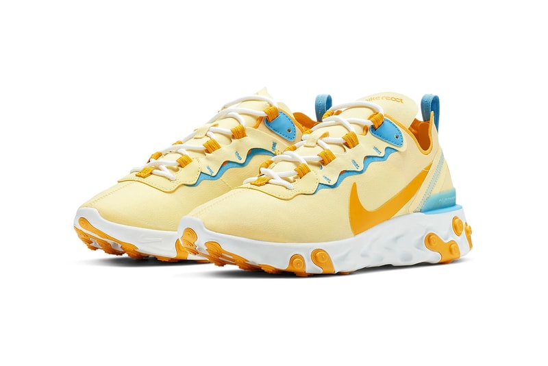 Nike React Element 55 Bicycle Yellow Universal Blue