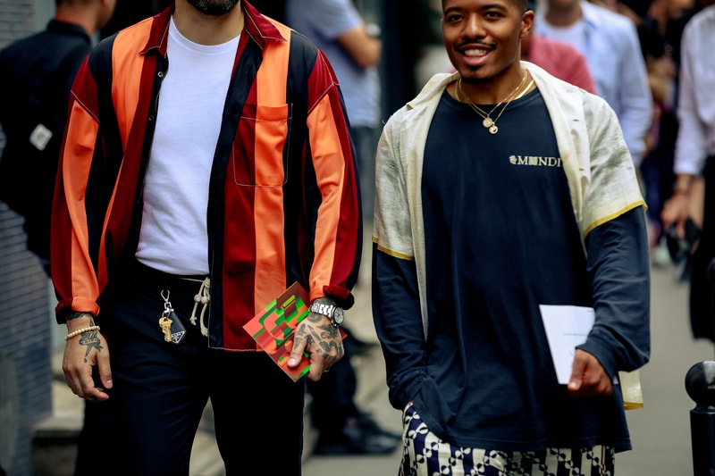 Paris Fashion Week Men's Spring Summer 2020 Street Style Jacket Black Shirt White