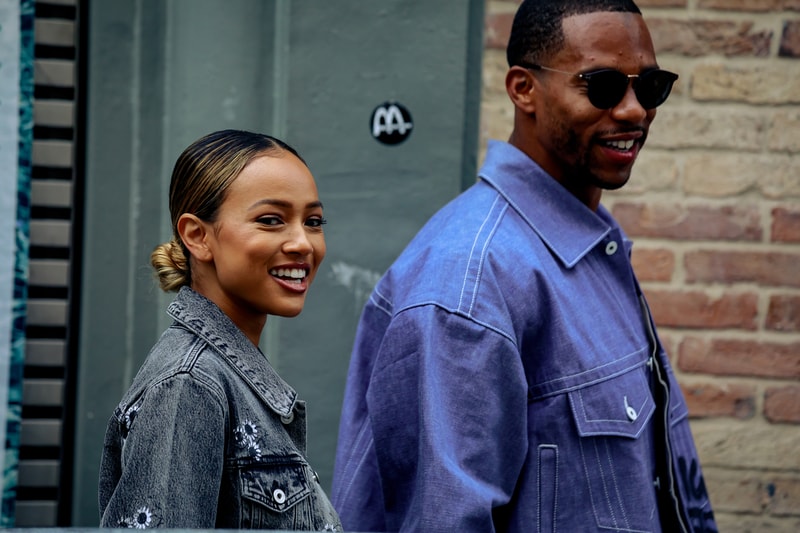 Paris Fashion Week Men's Spring Summer 2020 Street Style Karreuche Jacket Grey Victor Cruz Coat Purple