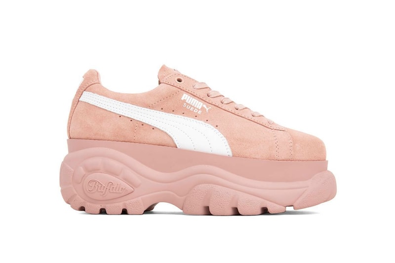 PUMA x Buffalo London Platform Suede Sneakers Pink Beige Release Date Where to Buy Platform Puma Shoe Trainer