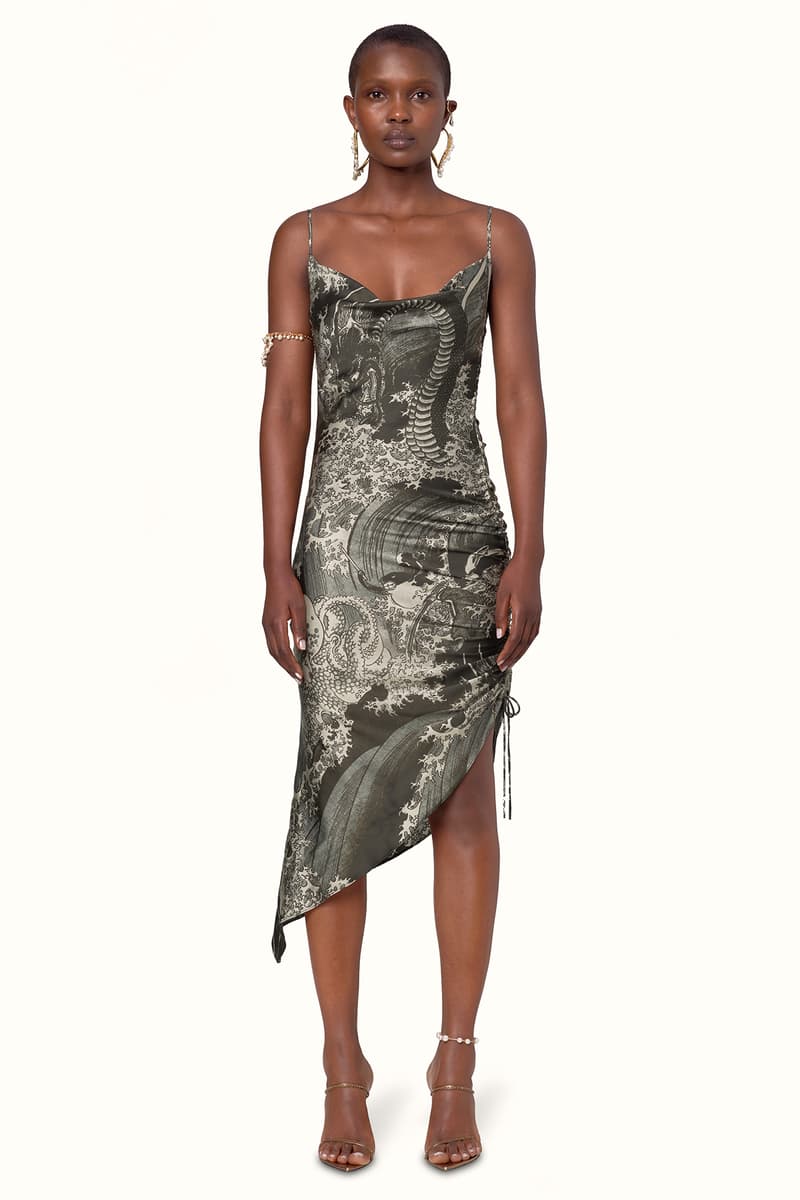 knee length dresses for ladies Rihanna Lace Open Back Dress S main image 1