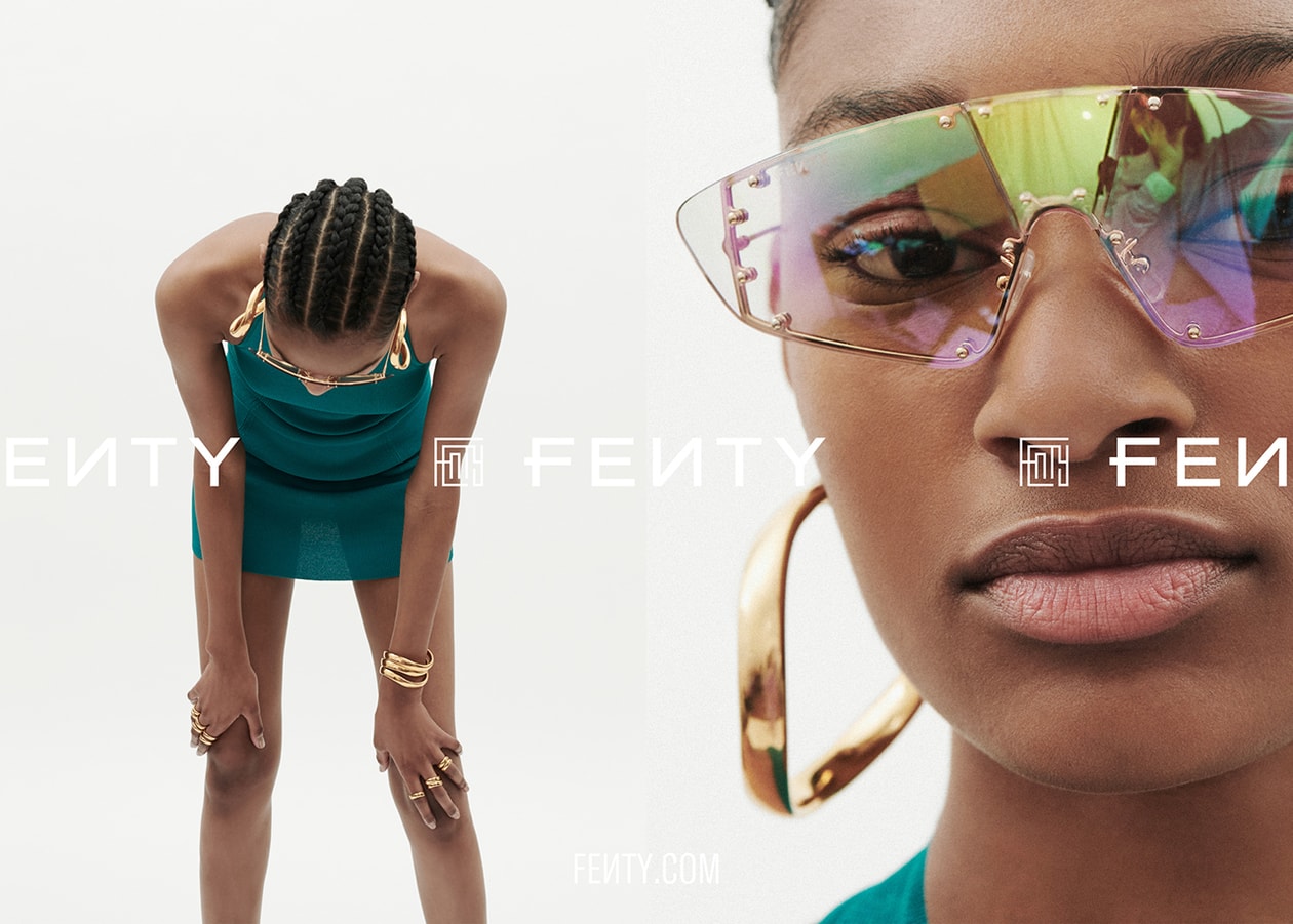 Rihanna FENTY Release 6-19 Campaign Lookbook Dress Headscarf LVMH Maison Accessories Jewelry Ready to Wear Summer 2019 