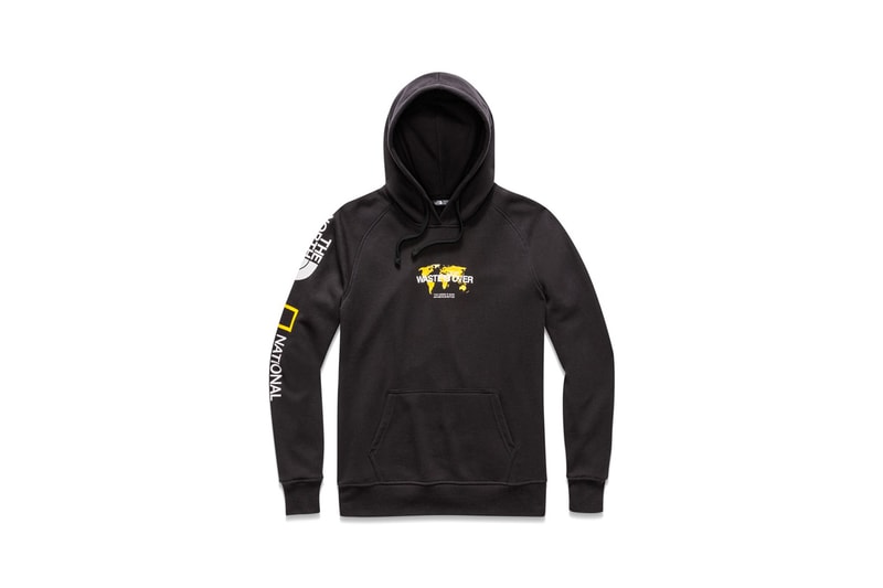 The North Face x National Geographic Bottle Source Collection Hoodie Black