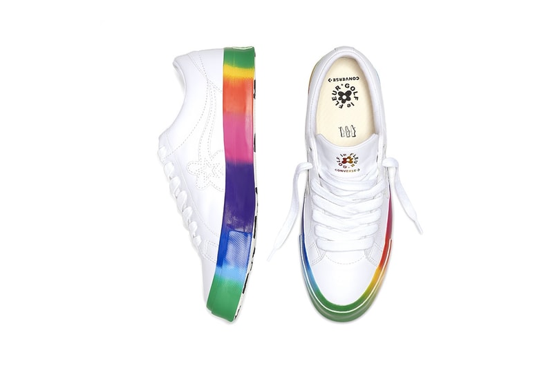 Tyler The Creator Rainbow GOLF le FLEUR One Star First Look Release Date Pride Drop Launch Sneaker Shoe Converse 