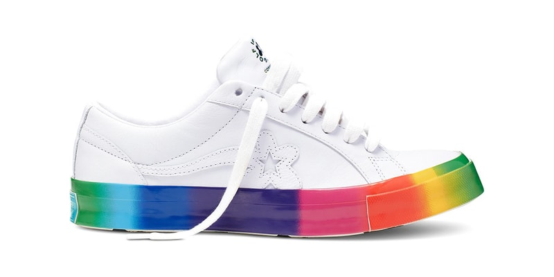 Tyler The Creator Rainbow GOLF le FLEUR One Star First Look Release Date Pride Drop Launch Sneaker Shoe Converse 