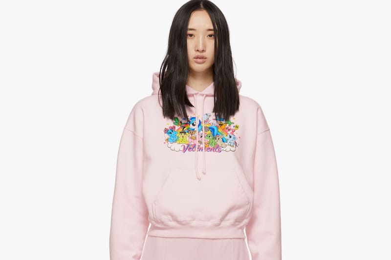 Add Extra Magic to Your Wardrobe with Vetements' Pink Unicorn Cropped Hoodie