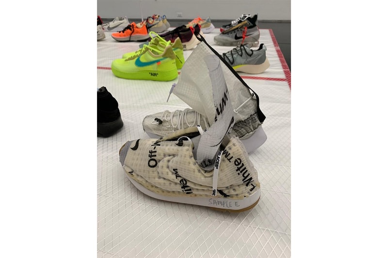 Virgil Abloh MCA Chicago Off White Nike Samples Cream White