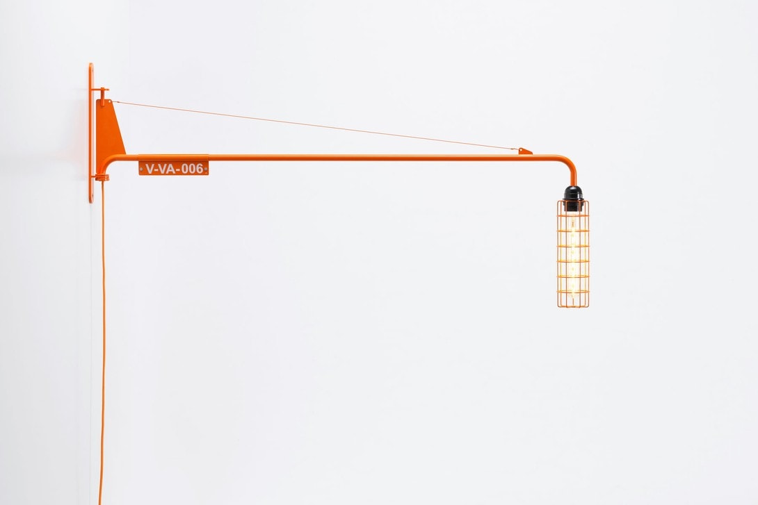 Virgil Abloh x Vitra Art Exhibition Chair Lamp Orange