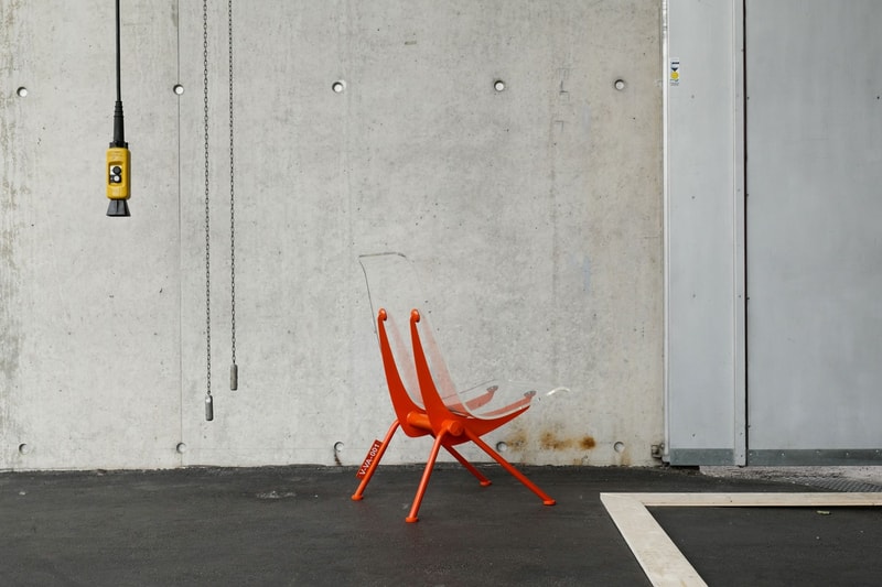 Virgil Abloh x Vitra Art Exhibition Chair Orange