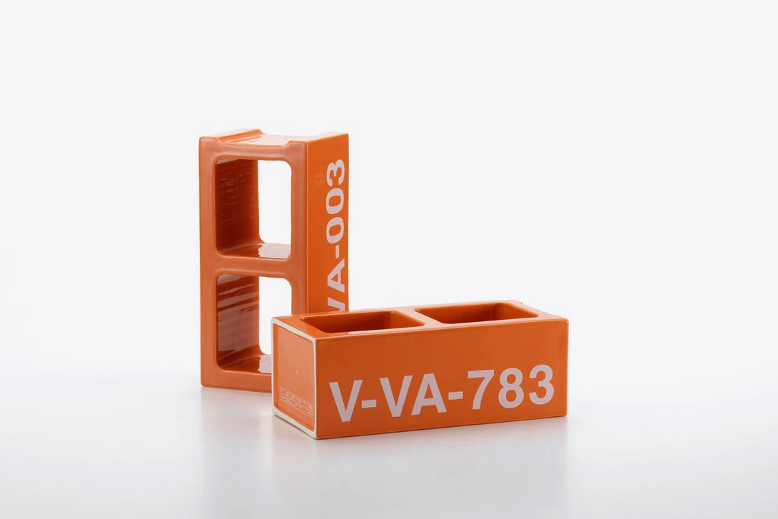 Virgil Abloh x Vitra Art Exhibition Chair Lamp Orange