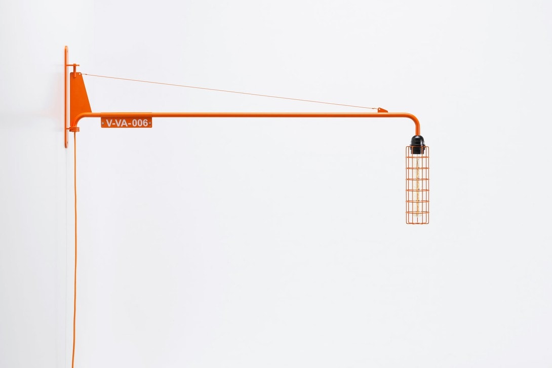 Virgil Abloh x Vitra Art Exhibition Chair Lamp Orange