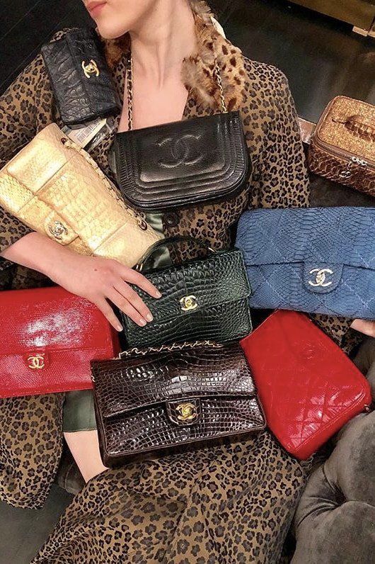 What Goes Around Comes Around Vintage Ebay Sale Vintage bags Chanel Hermes dior Bidding Exclusive Release Fashion Second Hand
