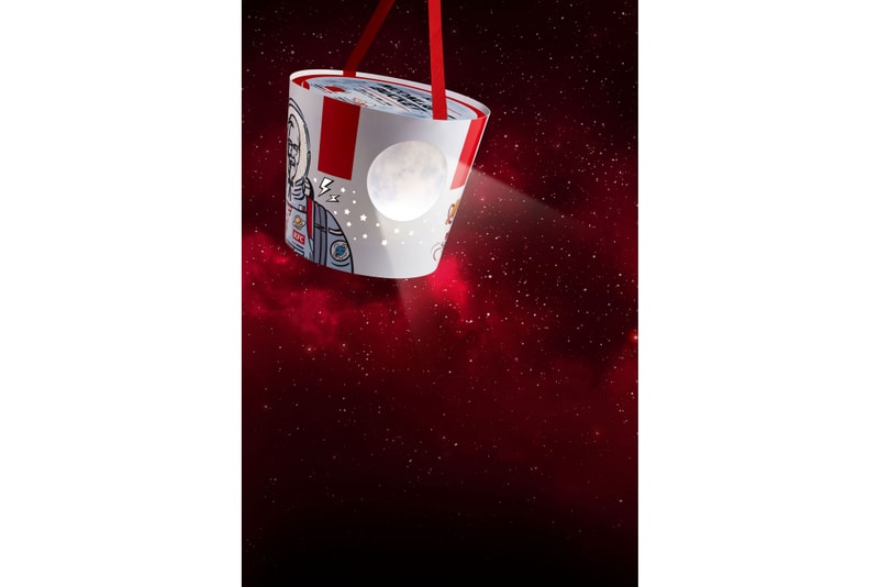 KFC Mooncake Spicy Chicken Golden Lava Custard Mid-Autumn Festival Moonlight Bucket Colonel Sanders