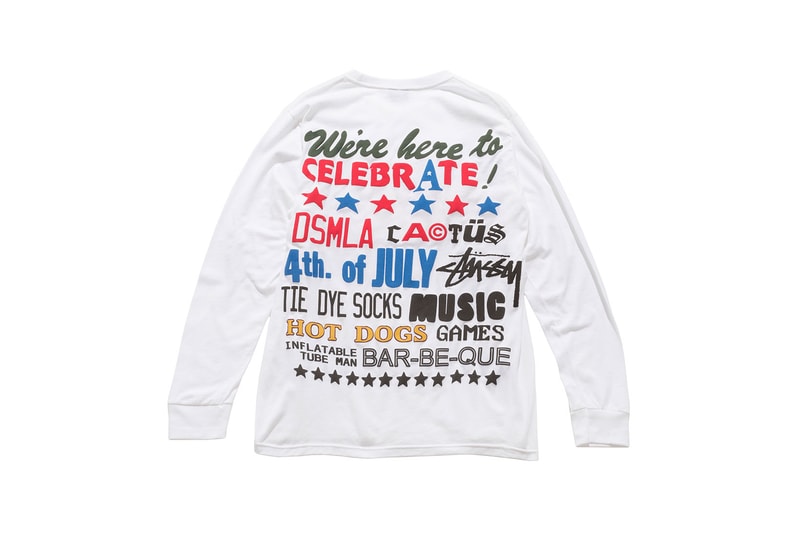 stussy cactus plant flea market dover street market los angeles collaboration fourth of july summer fashion clothing line 