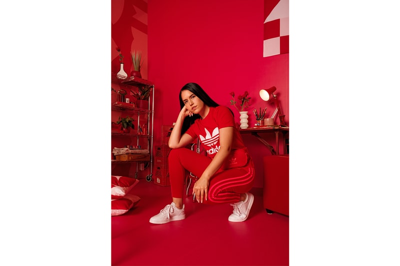 adidas adicolor canada vanessa cesario apparel footwear accessories collection artists art
