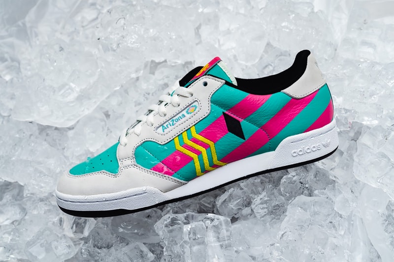 adidas originals arizona ice tea 99 cent price sneakers new york city pop up