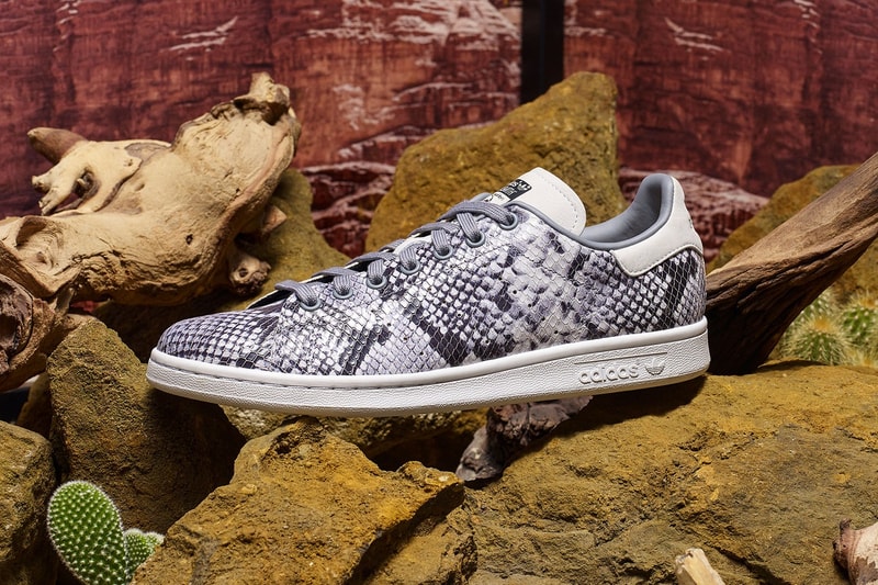 adidas Originals Snakeskin Pack Stan Smith Cream Black