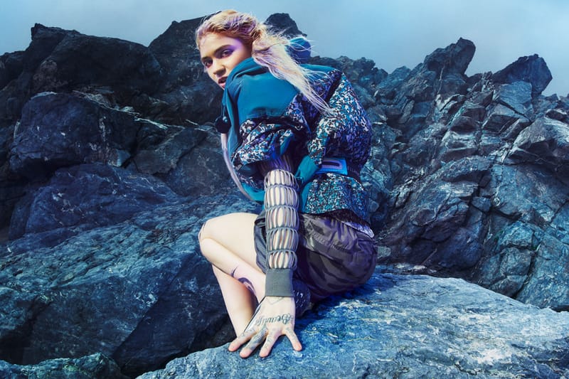 Grimes Fronts adidas by Stella McCartney's Sustainable FW19 Campaign
