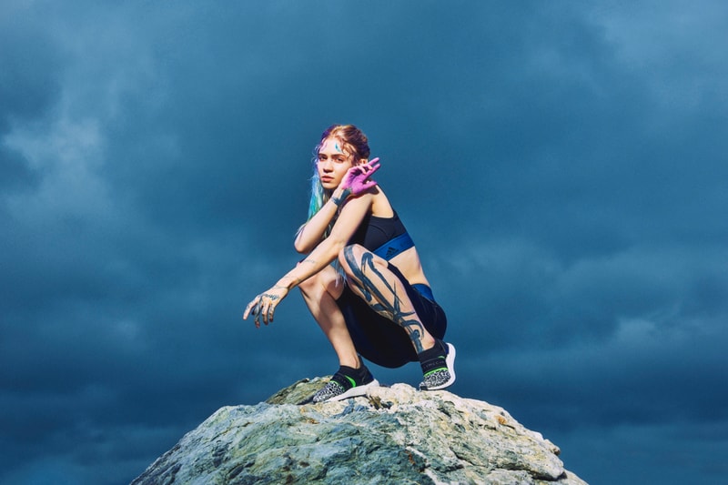 adidas by stella mccartney fall winter grimes ultraboost campaign collection sustainability