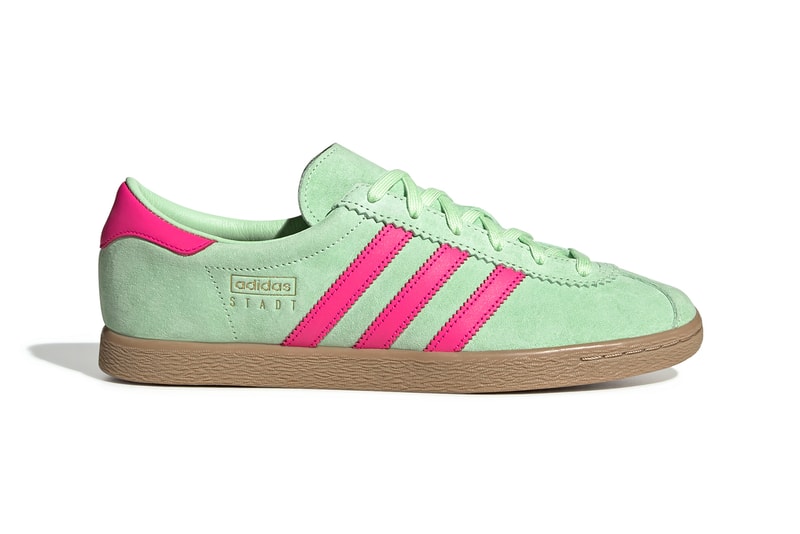adidas terrace stadt trainers sneakers neon green hot pink shoes footwear sneakerhead