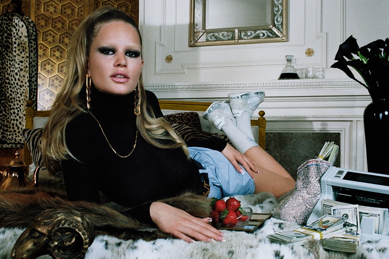 alexander wang collection 2 2019 anna ewers black turtleneck cash