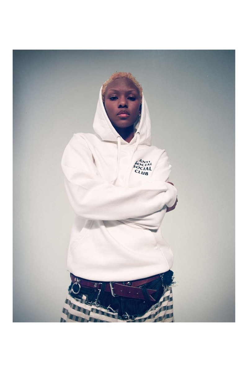 Anti Social Social Club Fall Winter 2019 Still Stressed Lookbook Hoodie White
