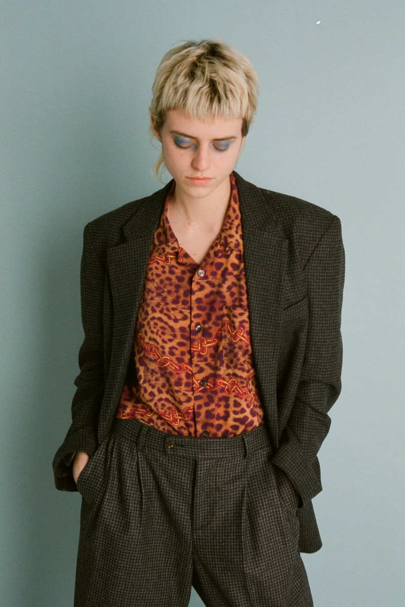 aries fall/winter 2019 collection blazer leopard print shirt