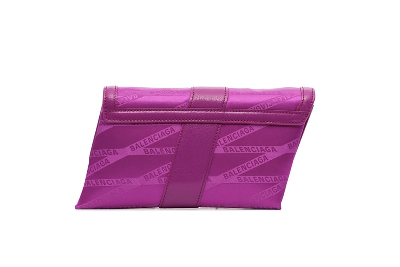 Balenciaga Optical Illusion Logo Cross Body Bag  Purple BB Demna Gvasalia Accessory Luxury 
