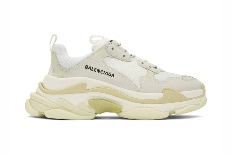 Balenciaga's Triple-S Sneaker "White" Is Finally Restocked