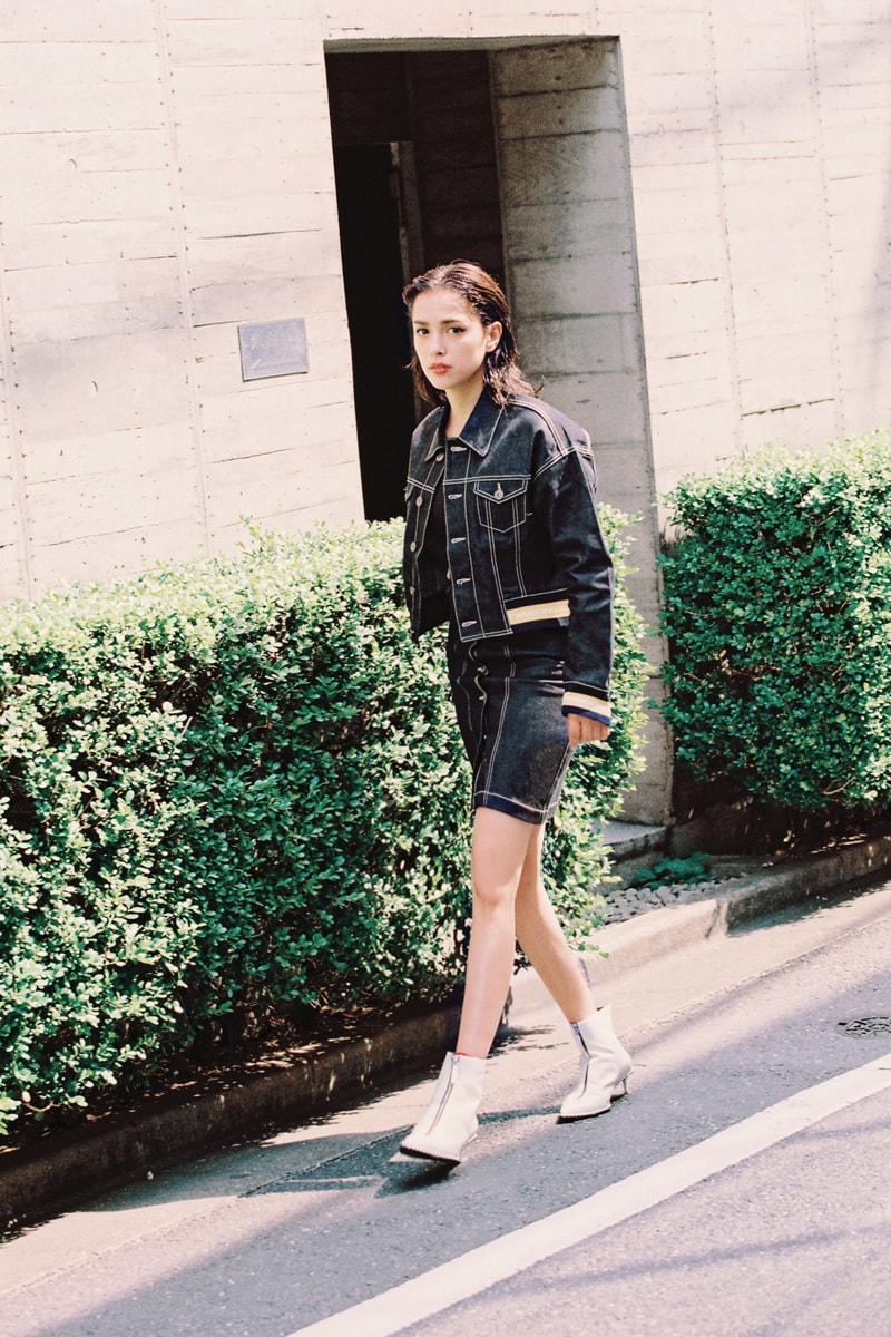 BAPY 2019 Lookbook Jacket Skirt Blue