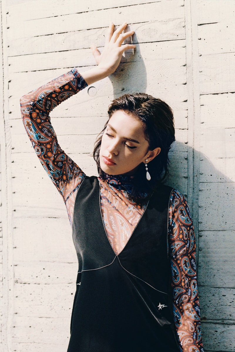 BAPY 2019 Lookbook Dress Black Top Red Brown