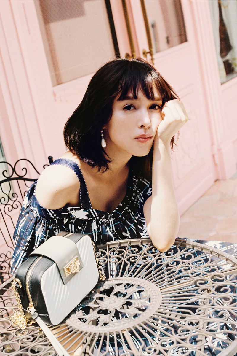 BAPY 2019 Lookbook Maxi Dress Blue White