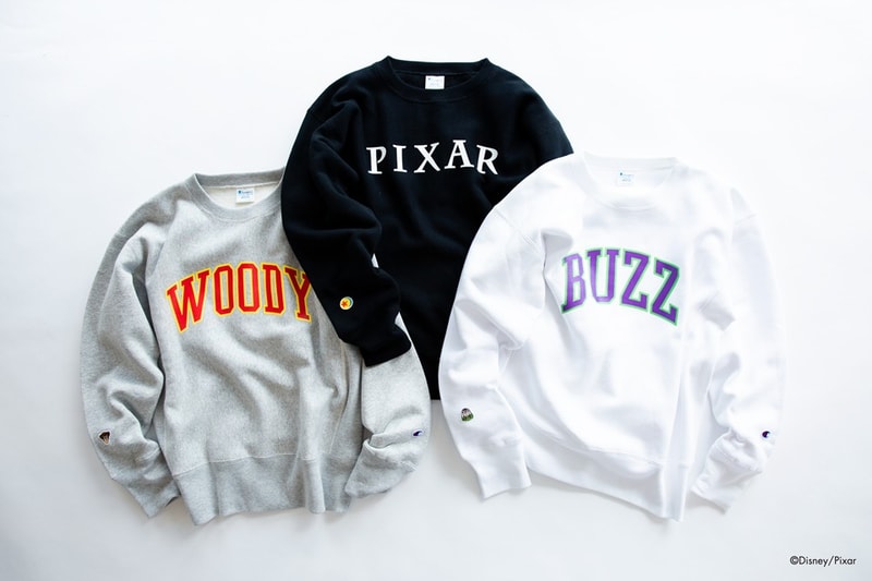 toy story pixar champion beams woody buzz lightyear yu nagaba tshirt sweatshirt