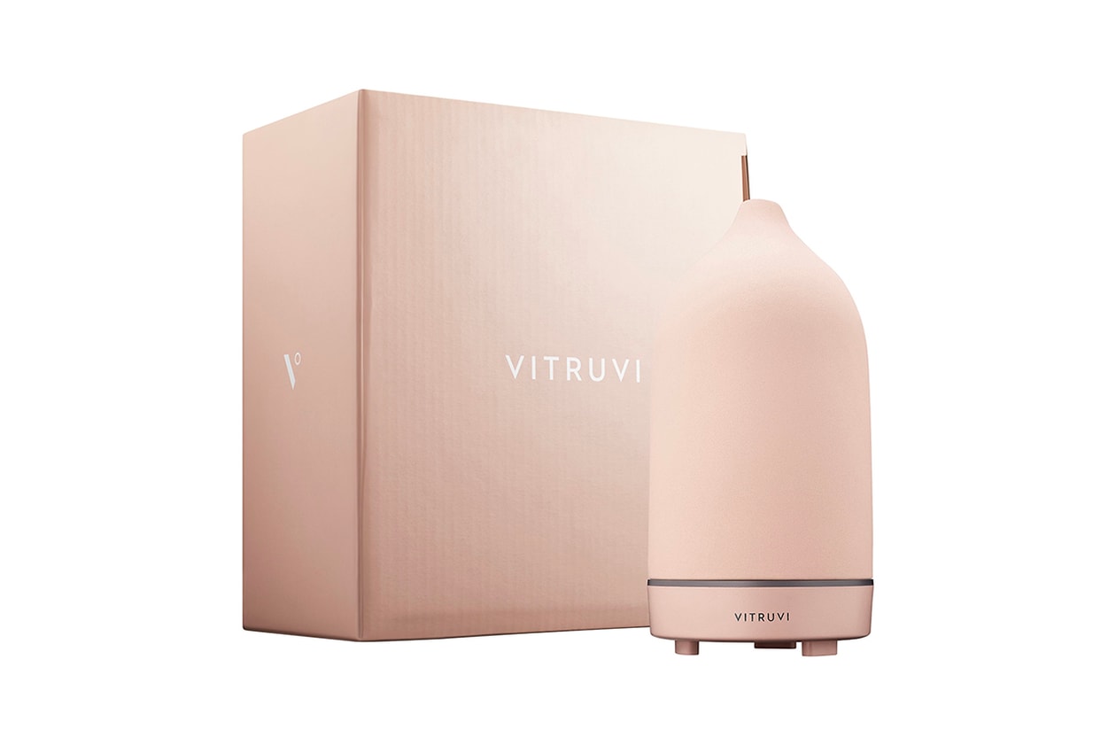 vitruvi Essential Oil stron Diffusers tuscany pink blush green pastel mint cream white beige