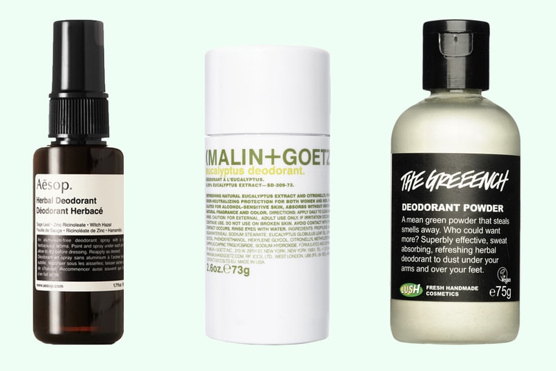 Best Natural Deodorant Anti-Perspirant products UK Spray Cream Powder Solid Bar Lush Aesop Agent Nateur Malin Goetz Aurelia Net a Porter Space NK