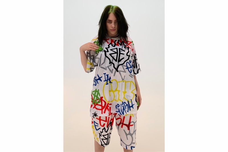 Billie Eilish Freak City Capsule Collection Tee Graffiti 