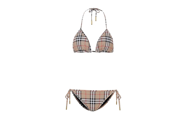 Here's Where to Cop Burberry's Vintage Check Triangle Bikini