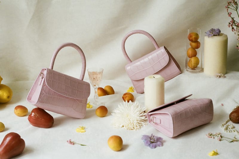 BY FAR's New Mini Croco Bag "Soft Rose" Launches Exclusively at HBX