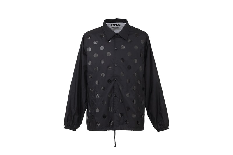 cdg comme des garcons rei kawakubo logo jacket parka zip up backpack 