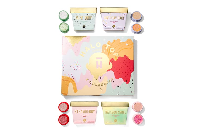 ColourPop x Halo Top Debut an Ice Cream-Themed Collection