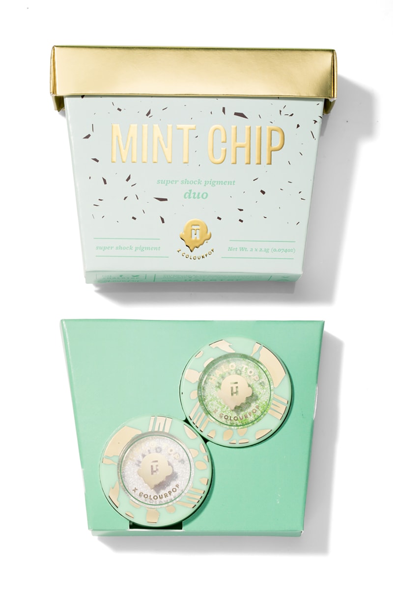 colourpop halo top creamery ice cream themed collection super shock shadows eyeshadows sweet limited edition makeup beauty 